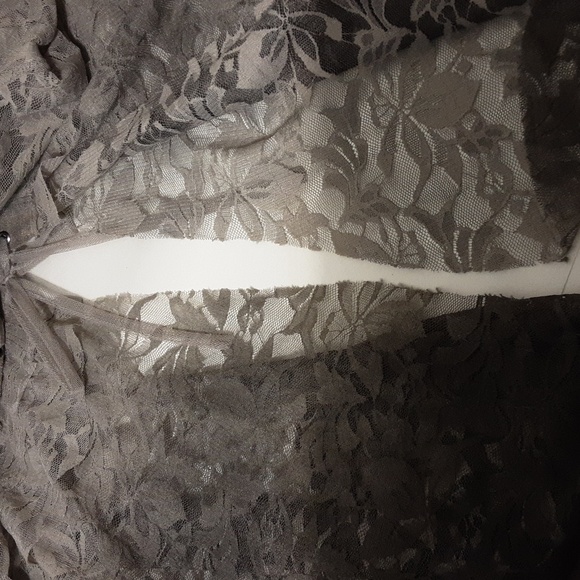 Vocal USA Women's S Open Ruffles Front Floral Lace Summer Cardigan - Picture 13 of 14